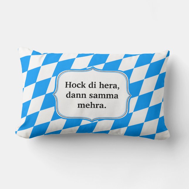 Almofada Lombar Bávaro sutil sobre o algodão (Frente)