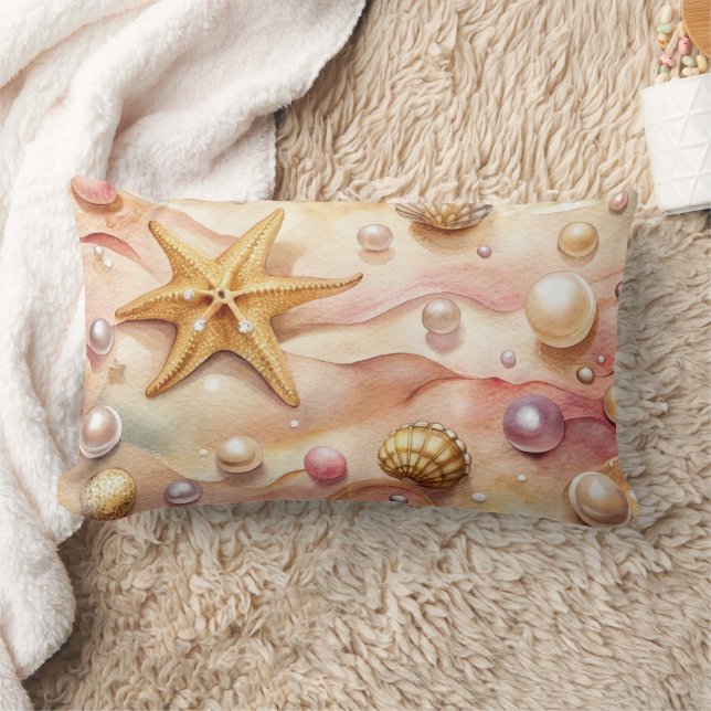 Almofada Lombar Beack Starfish Pearls (Cobertor)