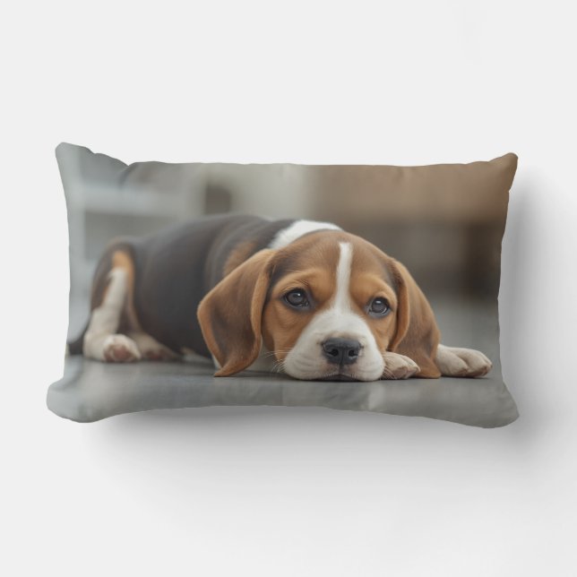 Almofada Lombar Beagle Cute (Frente)