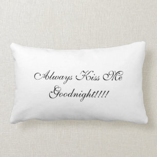 Almofada Lombar Beije-me sempre Goodnight travesseiro!