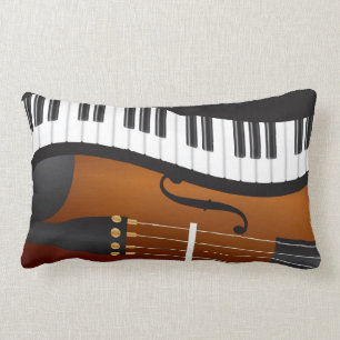 Almofada Lombar Beira ondulada dos teclados de piano com