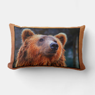 Almofada Lombar Belo Urso Marrom Retrato Wildlife Foto
