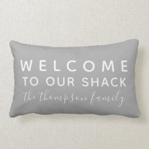Almofada Lombar Bem-vindo à nossa família personalizada do Shack T