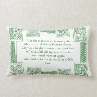Almofada Lombar Bênção irlandesa velha em nós celtas