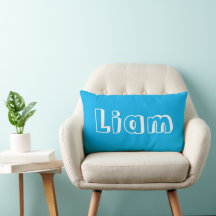 Berçário Personalizado com Nome em Azul Azure