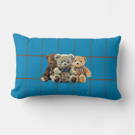 Almofada Lombar Berçário Personalizado de Urso de Pelúcia Menino