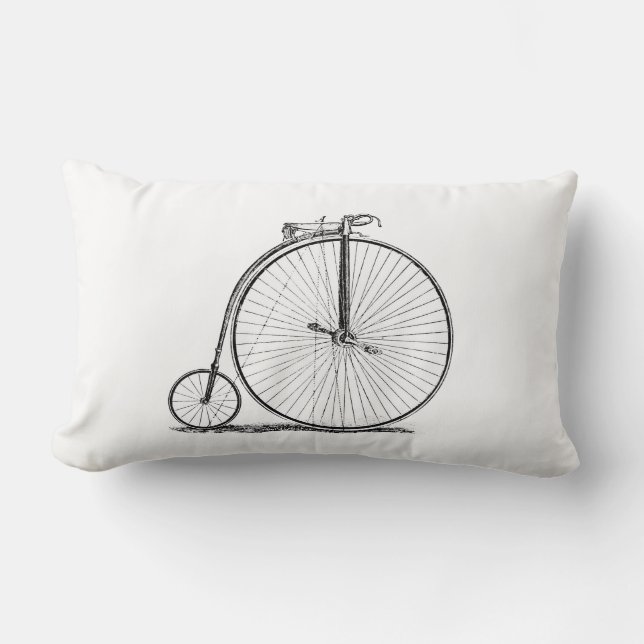 Almofada Lombar Bicicleta de Roda Alta Penny Farthing (Frente)