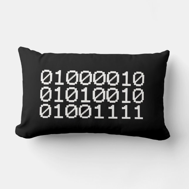 ALMOFADA LOMBAR BINARY BRO (Frente)