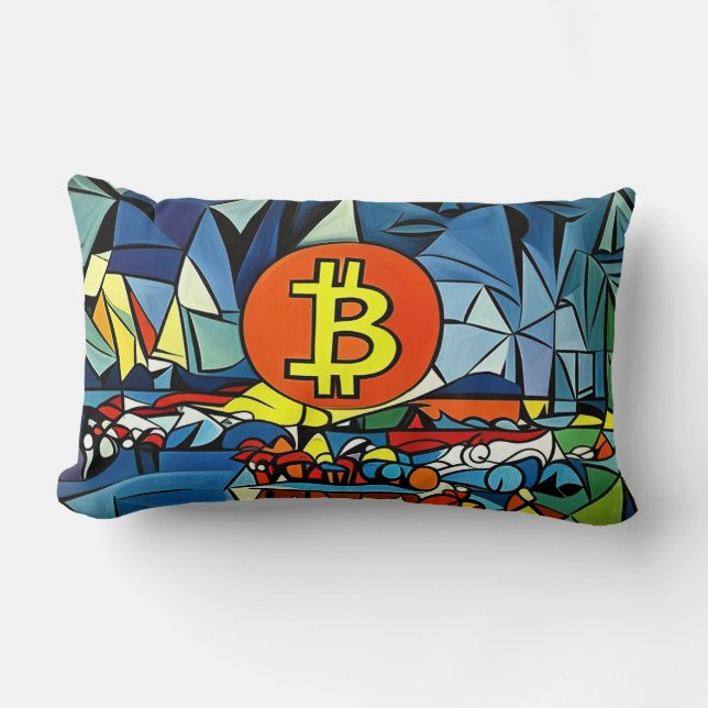 Almofada Lombar Bitmoney Art (Frente)