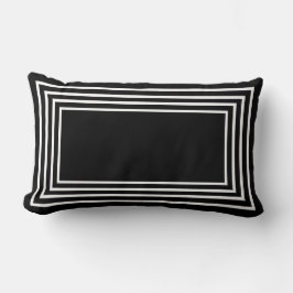 Almofada Lombar Black & White Geometrical 
