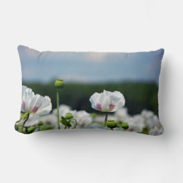 Almofada Lombar Bloemen veld, Papaver somneferum maanzaad bloem.