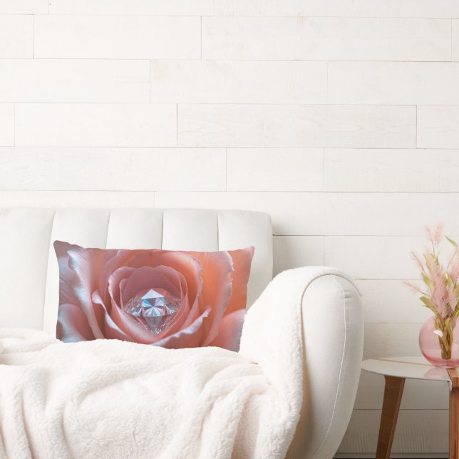 Almofada Lombar Blushfire Crystal Bloom (Sofá)
