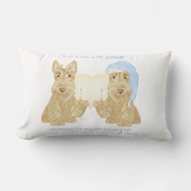 Almofada Lombar Boa Noite Duo Wheaten (Frente)