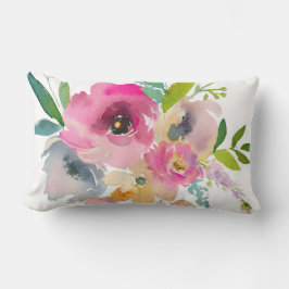 Almofada Lombar Boho Pastel Watercolor