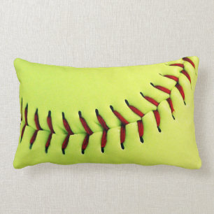 Almofada Lombar Bola amarela do softball