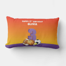 Bolas de aniversário de 3 anos de Esportes de Meni