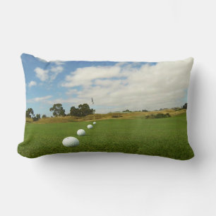 Almofada Lombar Bolas De Golfe Ligadas À Bandeira,