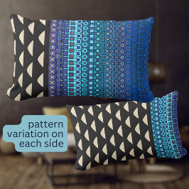 Almofada Lombar Bold geométrico moderno padrão boho