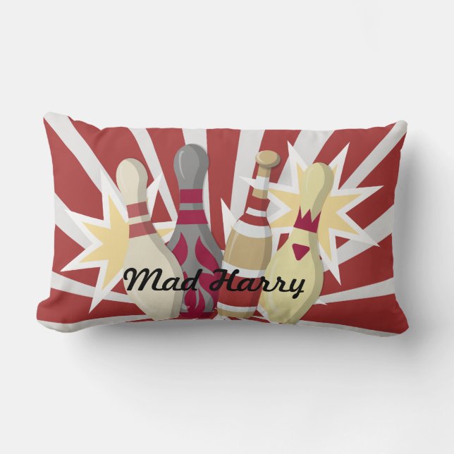 Almofada Lombar Boliches Vintage (Frente)