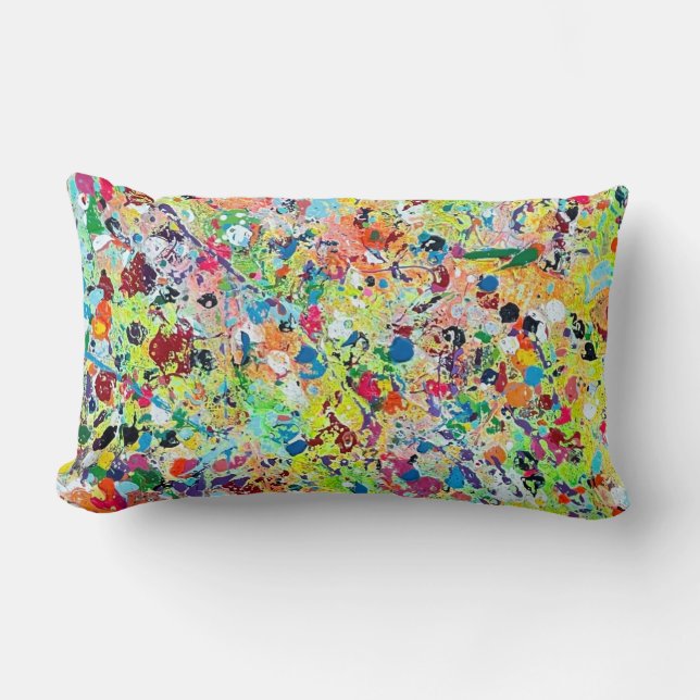 Almofada Lombar Bom dia Poli Lumbar Travesseiro decorativo (Frente)