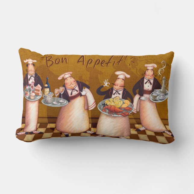 Almofada Lombar Bon Appétit (Frente)