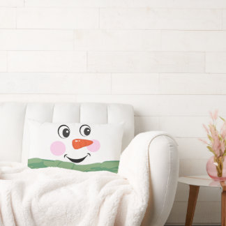 Almofada Lombar Boneco de Neve Personalizado Fofo com cachecol ver
