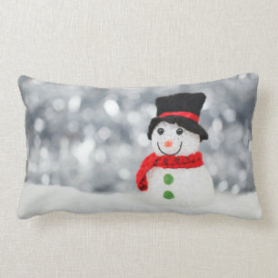 Almofada Lombar Bonecos de neve
