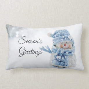 Almofada Lombar Bonito boneco de neve no Natal