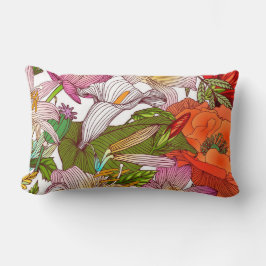 Almofada Lombar Bonito prática decorativa ocular floral