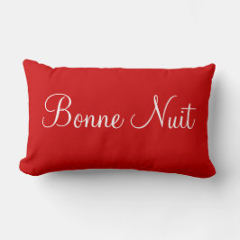 Almofada Lombar Bonne Nuit Doce Sonhos Decorativos Destaque de Qua