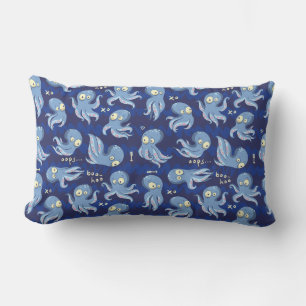 Almofada Lombar Boo Octopus Blue Kids Clothing & Décor