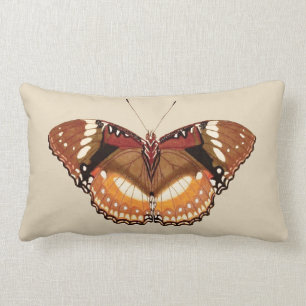 Almofada Lombar Borboleta de monarca em Brown, em oxidação e em