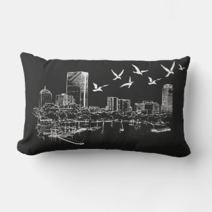 Almofada Lombar Boston Skyline