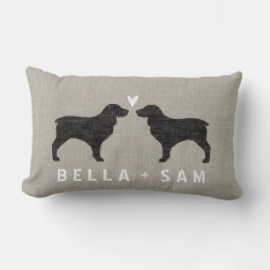 Almofada Lombar Boykin Spaniel Silhouettes Love