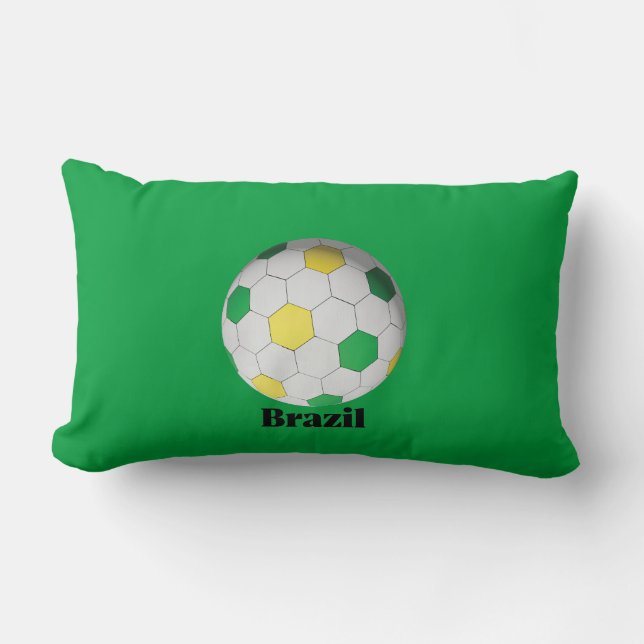 Almofada Lombar Brazil Soccer (Frente)