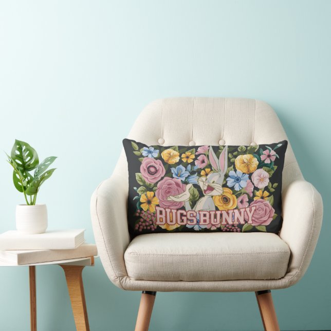 Almofada Lombar BUGS BUNNY™ Floral Embroidery Graphic (Cadeira)