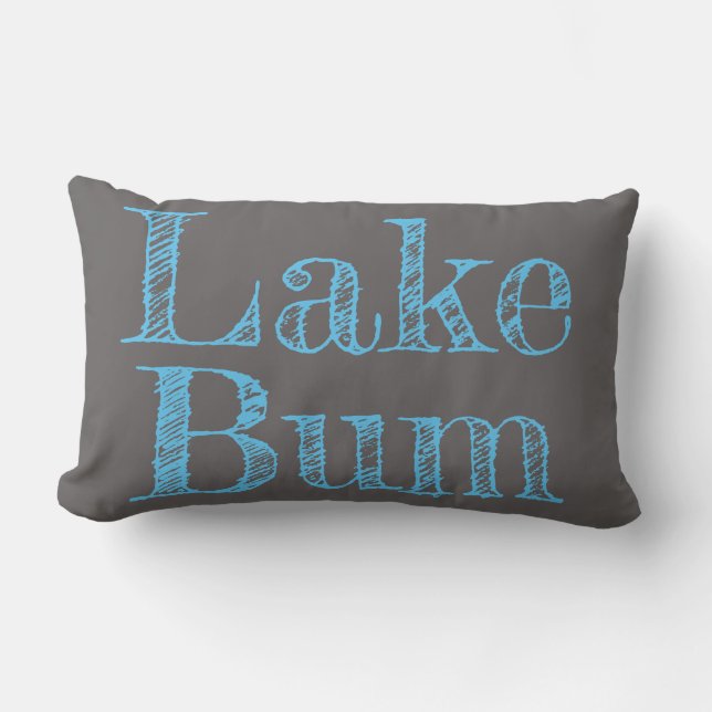 Almofada Lombar BUM LAGO azul claro | (Frente)
