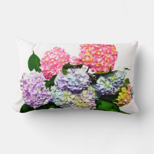 Almofada Lombar Buquê Hydrangea