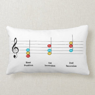 Almofada Lombar C Grande Triad Inversões Solfege Kids Música Li