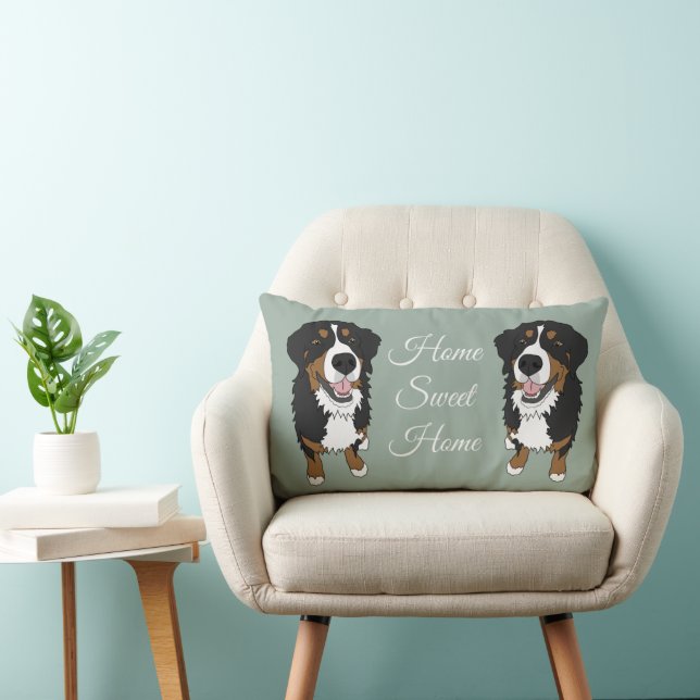 Almofada Lombar Cachorro da Montanha Bernese (Cadeira)
