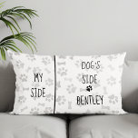 Almofada Lombar Cachorro Parede Escarlate Imprime Meu Lado Dos Cãe<br><div class="desc">O Travesseiro Lado do Meu Cachorro - Mostra quem governa a casa e o quarto com este super fofo travesseiro de cão e coleção de camas. Cinza de aquarelas com impressão e design de ossos é um fundo muito sutil que coordena com qualquer decoração. Perfeito para qualquer quarto temido de...</div>