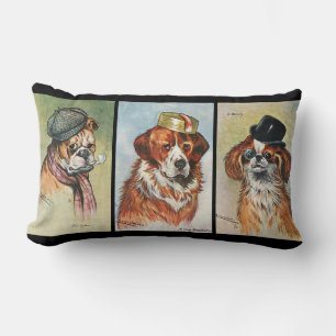Almofada Lombar Cães, tríptico de desenho animado