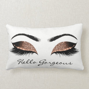 Almofada Lombar Café Bean White Makeup Lashes Olá Linda