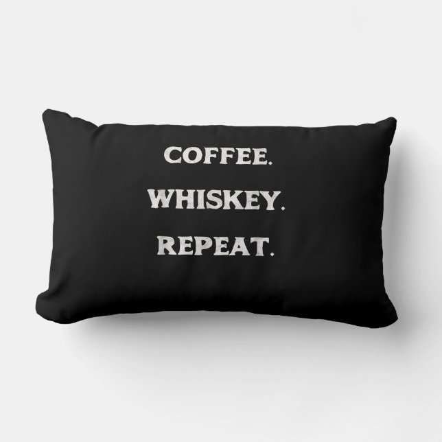 Almofada Lombar Café Whiskey Repetir (Frente)