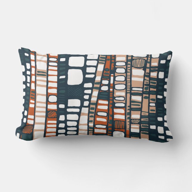 Almofada Lombar Camadas do Terracotta (Frente)