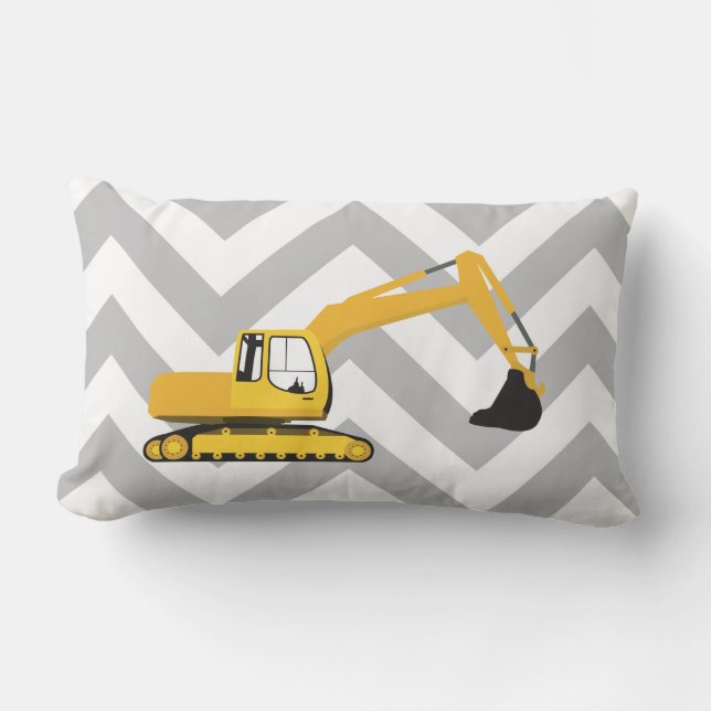 Almofada Lombar Caminhão de Construção da Escavadora (Frente)