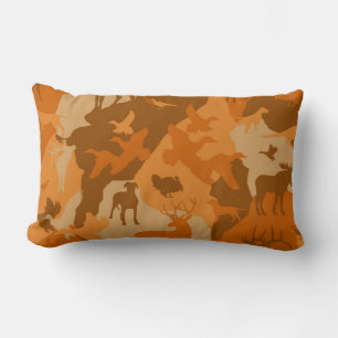 Almofada Lombar Cammo 3/camoflauge/veado/alce/alce/alce/cão caçado