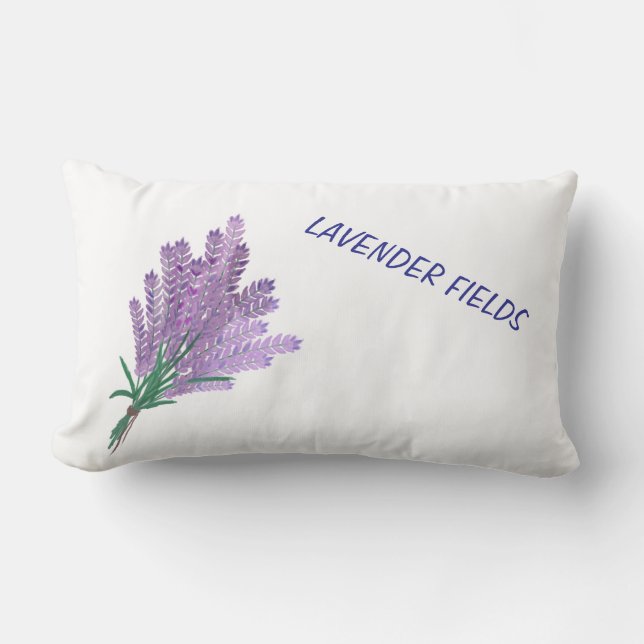 ALMOFADA LOMBAR CAMPOS LAVANDA (Frente)
