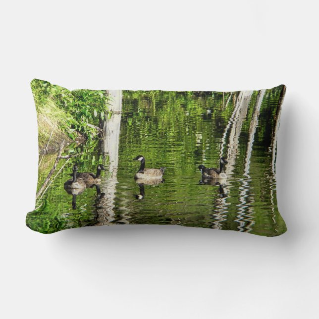 Almofada Lombar (Canadá) Goose Green (Frente)
