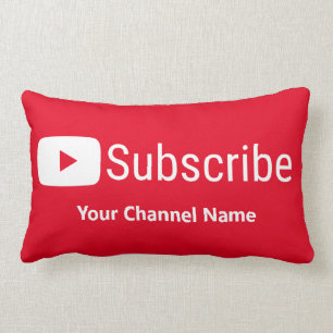 Almofada Lombar Canal de Assinatura do Youtuber